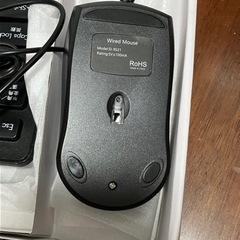 新品　パソコン　キーボード　マウス　セット　有線　テンキー付きの画像