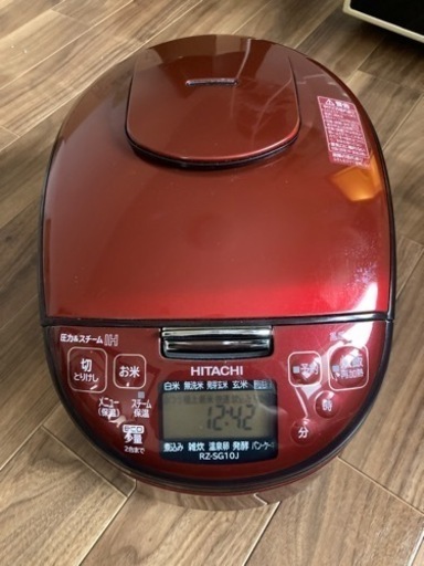 【売約済】 5.5合炊き 日立IHジャー炊飯器 RZ-SG10J