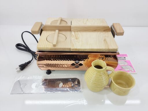 【商談中】未使用品 レトロ おでん鍋 角型大 電気保温鍋 TS-100型　/MJ-0710 2F