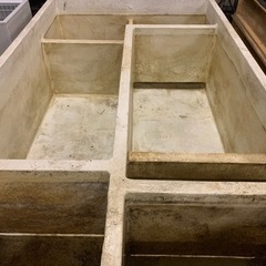 FRP大型濾過層　1800×3000×870 錦鯉、チョウザメ、FRP水槽、アロワナ、大型熱帯魚、らんちゅう金魚の画像