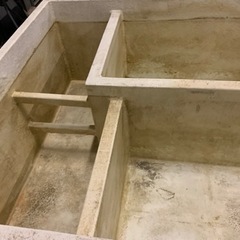 FRP大型濾過層　1800×3000×870 錦鯉、チョウザメ、FRP水槽、アロワナ、大型熱帯魚、らんちゅう金魚の画像