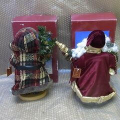 クリスマズグッズ　サンタクロース　2体の画像