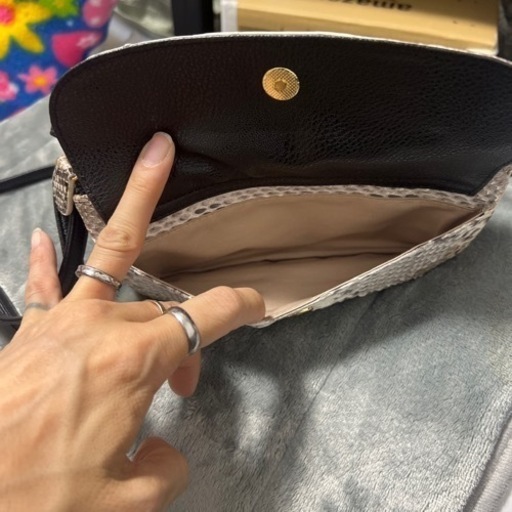 2wayお財布  蛇皮です!一旦受付停止します