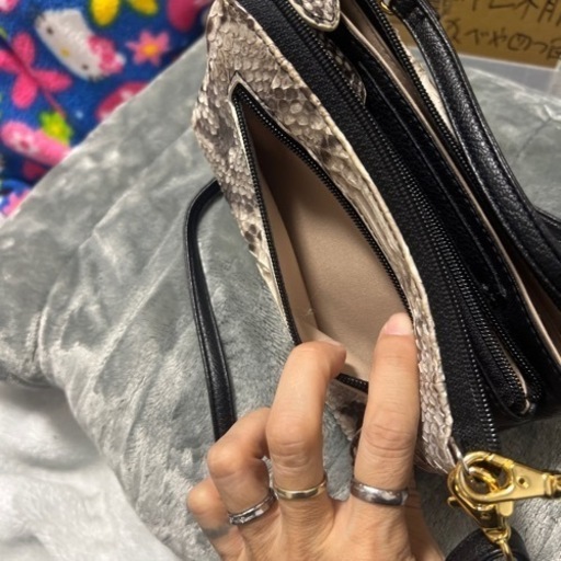 2wayお財布  蛇皮です!一旦受付停止します