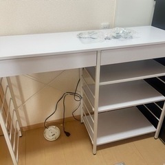 キッチンカウンター　ホワイト　値下げ中の画像