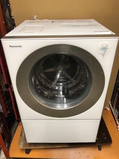 ☆中古￥48000！Panasonic　パナソニック　10.0㎏ドラム式洗濯機　家電　2016年製　NA-VG1000L型　幅64㎝ｘ奥行67㎝ｘ高さ105㎝　【BK299】