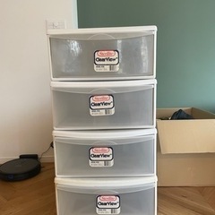 収納ケース4個セットの画像