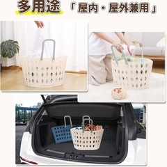 ランドリーバスケット 折りたたみ 取っ手付き 多用途の画像