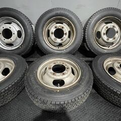タイヤ新品 【YK iG91 185/70R15.5 106/104L LT】スタッドレス【トラックホイール 15.5インチ 5.25J6HPCD170】キャンターガッツ等 MTC418クレジットカード QRコード決済可能の画像