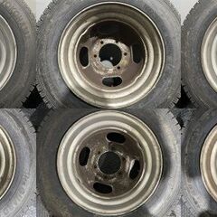 タイヤ新品 【YK iG91 185/70R15.5 106/104L LT】スタッドレス【トラックホイール 15.5インチ 5.25J6HPCD170】キャンターガッツ等 MTC418クレジットカード QRコード決済可能の画像
