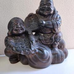 七福神　恵比寿　大黒天　陶器　置物