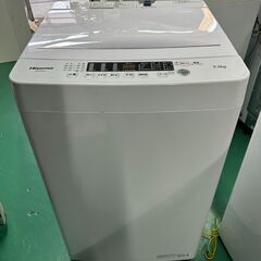 大阪⭐️エコマックス♻️「T454」2022年式 Hisense 5.5kg 洗濯機 HW-K55E【大阪市プレミアム付商品券🎫利用可能！】