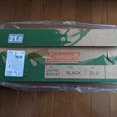 《Coleman》 ブーツ 21cm ブラックの画像