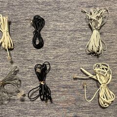 【0円】電話線（2芯、4芯）