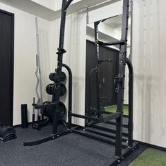【再投稿】スポーツ フィットネス、トレーニング器具、ハーフラック...