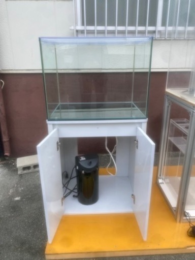 『中古』水槽　水槽台　フィルター　セット