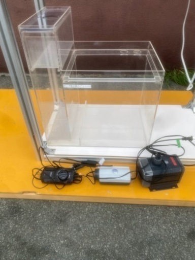 『中古』オーバフロー水槽セット販売層
