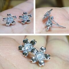桜ピアス（新品）の画像