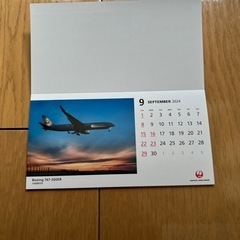 [交渉中] JAL 卓上カレンダー2024  の画像