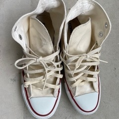 コンバース converse オールスター　ベージュ　24.5の画像