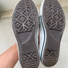 コンバース converse オールスター　ベージュ　24.5の画像