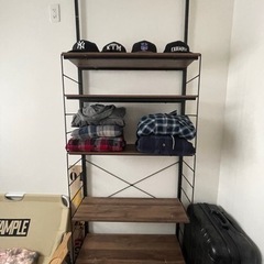 【取引中】ニトリ Nシリーズ ワイヤーシェルフNポルダ 80cm...