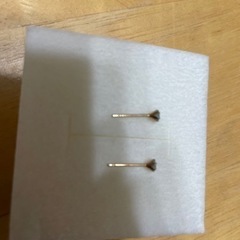 k10イエローゴールド　ブルートパーズピアスの画像