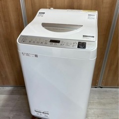 【美品】2021年製 乾燥機能付き 洗濯機 SHARP ES-TX5E-S 洗濯5.5kg 乾燥3.5kg🟥