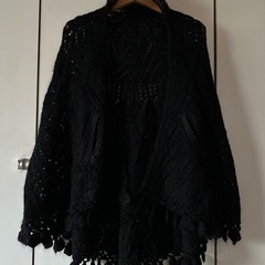 ロングカーディガン　黒