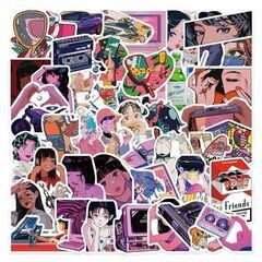 アニメ少女 漫画 恋愛 ピュア 乙女 純情 癒し ステッカー C...