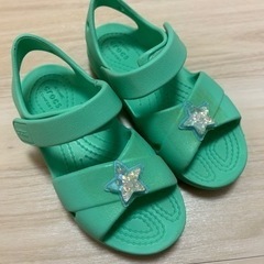 ★クロックス サンダル★17.5㎝★C10★女の子★中古