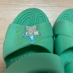 （お取引終了）★クロックス サンダル★17.5㎝★C10★女の子★中古の画像