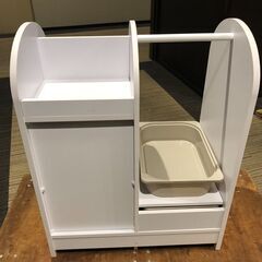 ▼値下げ▼【展示品・未使用品】絵本棚 おかたづけラック 木製 子供部屋 リビング収納  参考価格19,990円 ?自社配送時?代引き可?(現金、クレジット、スマホ決済対応)