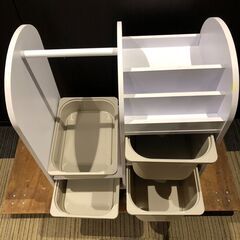 ▼値下げ▼【展示品・未使用品】絵本棚 おかたづけラック 木製 子供部屋 リビング収納  参考価格19,990円 ?自社配送時?代引き可?(現金、クレジット、スマホ決済対応)