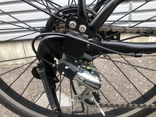 20インチ 電動アシスト自転車 シマノ製6段変速機 最新後輪ロックキー
