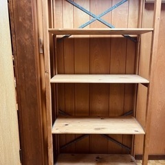 【12月17日までの引取】無印良品　木製ユニットシェルフの画像