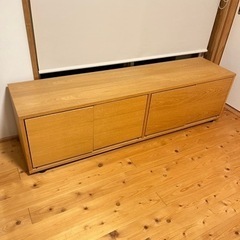 無印良品　スタッキングキャビネット　オーク　テレビ台