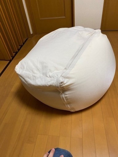 無印良品　体にフィットするソファ白