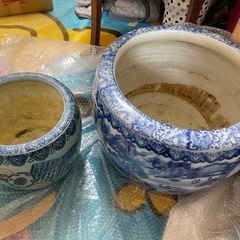 睡蓮鉢　火鉢