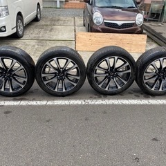トヨタ 60 ハリアー G\'s 純正 19インチ　PCD114.3 8J +40 ブリジストDUELERH/P sport235/50R19 