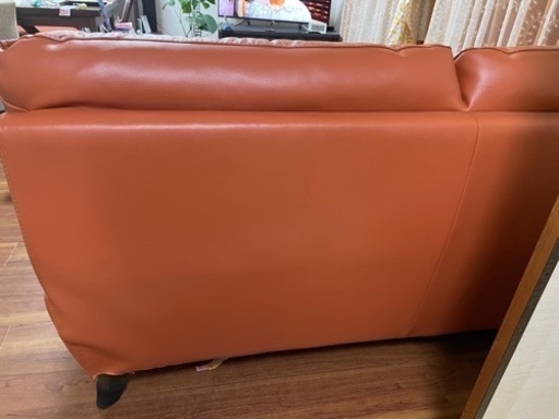 革張りソファー