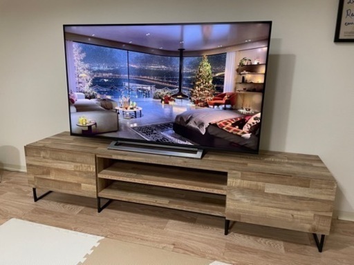 LOWYA  テレビ台　無垢材風　180