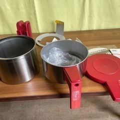 National 天ぷら油クリーナー レッツフライ 赤 TK801-R 未使用　長期保管品の画像