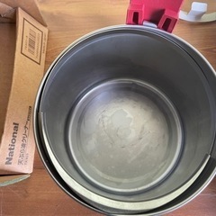 National 天ぷら油クリーナー レッツフライ 赤 TK801-R 未使用　長期保管品の画像