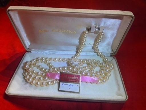 バール　マジョリカ　perlas MAJORICA 7mm 114cm