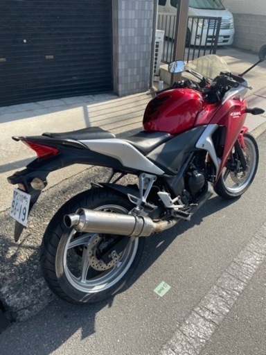 CBR250R mc41 実動　現状車両　ヒューエルポンプ交換、タイヤ前後バリ山　大阪　引き渡し決定