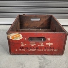 昭和レトロ　木箱　当時物　アンティーク　ヴィンテージの画像