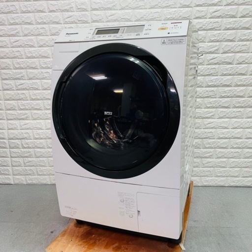 激安美品✨Panasonic 10㌔ドラム式洗濯乾燥機　動作良好⭕️設置⭕️