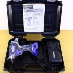 インパクトドリル　ハイコーキ　未使用品　BT無の画像