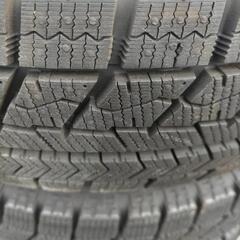 スタッドレスタイヤセット　155/80R13  アルミ　ブリジストン　セリアル2418   バリ山　ハイトワゴンにも合います！！の画像